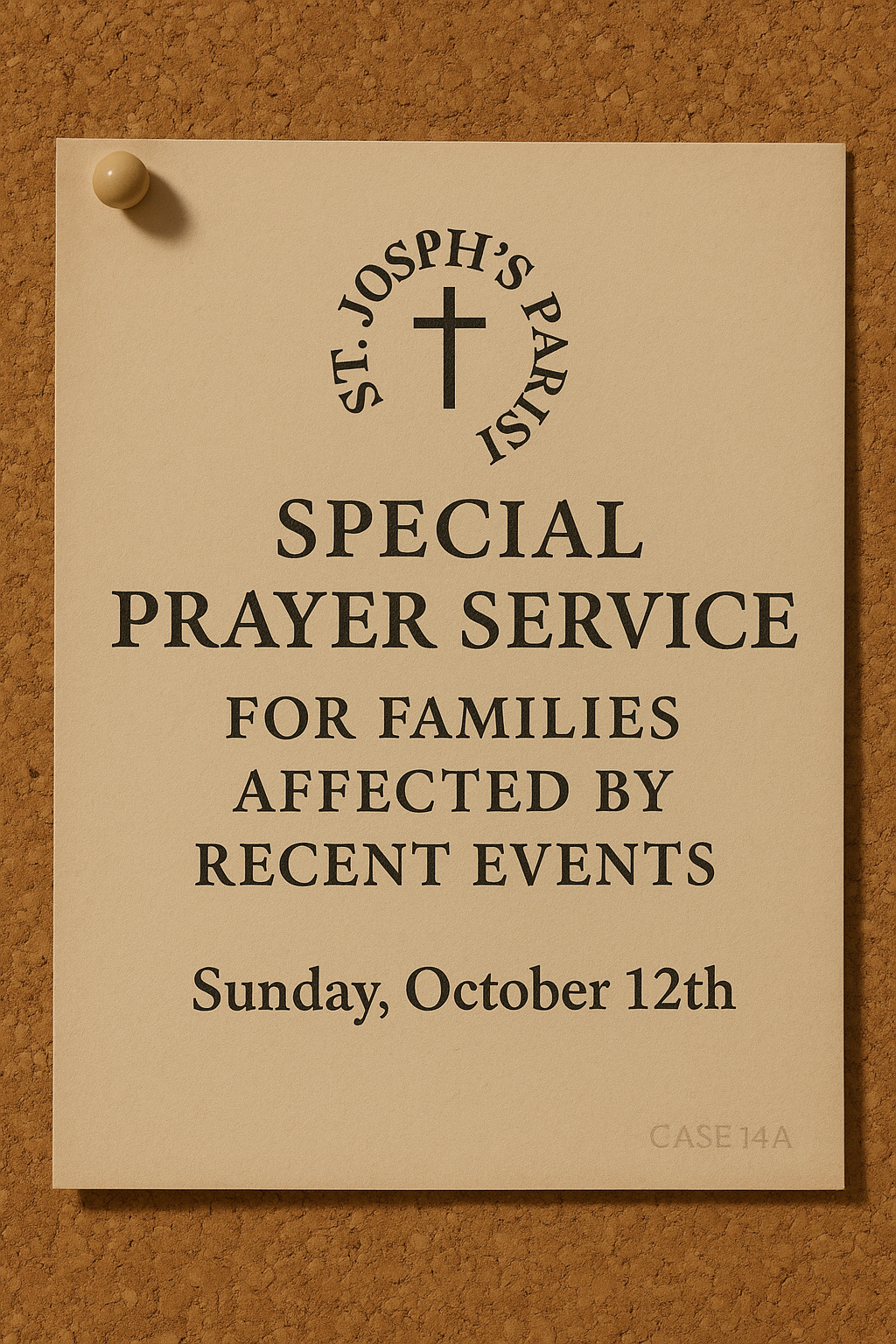 Local Church Event Flyer