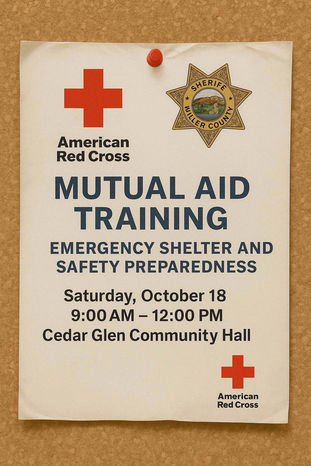 Mutual Aid Training Poster