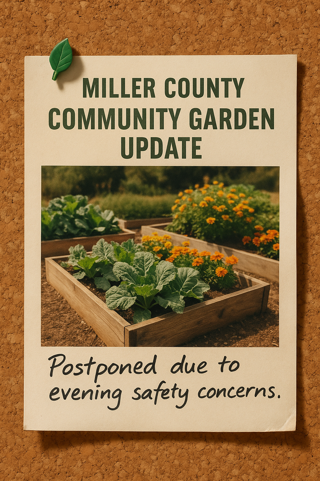 Community Garden Announcement
